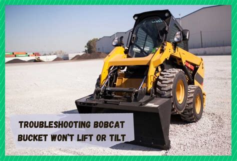 bobcat skid steer bucket wont move|bobcat lift arm won't move.